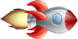 Space Invaders Mark-Zero Logotype - A cartoony looking spaceship